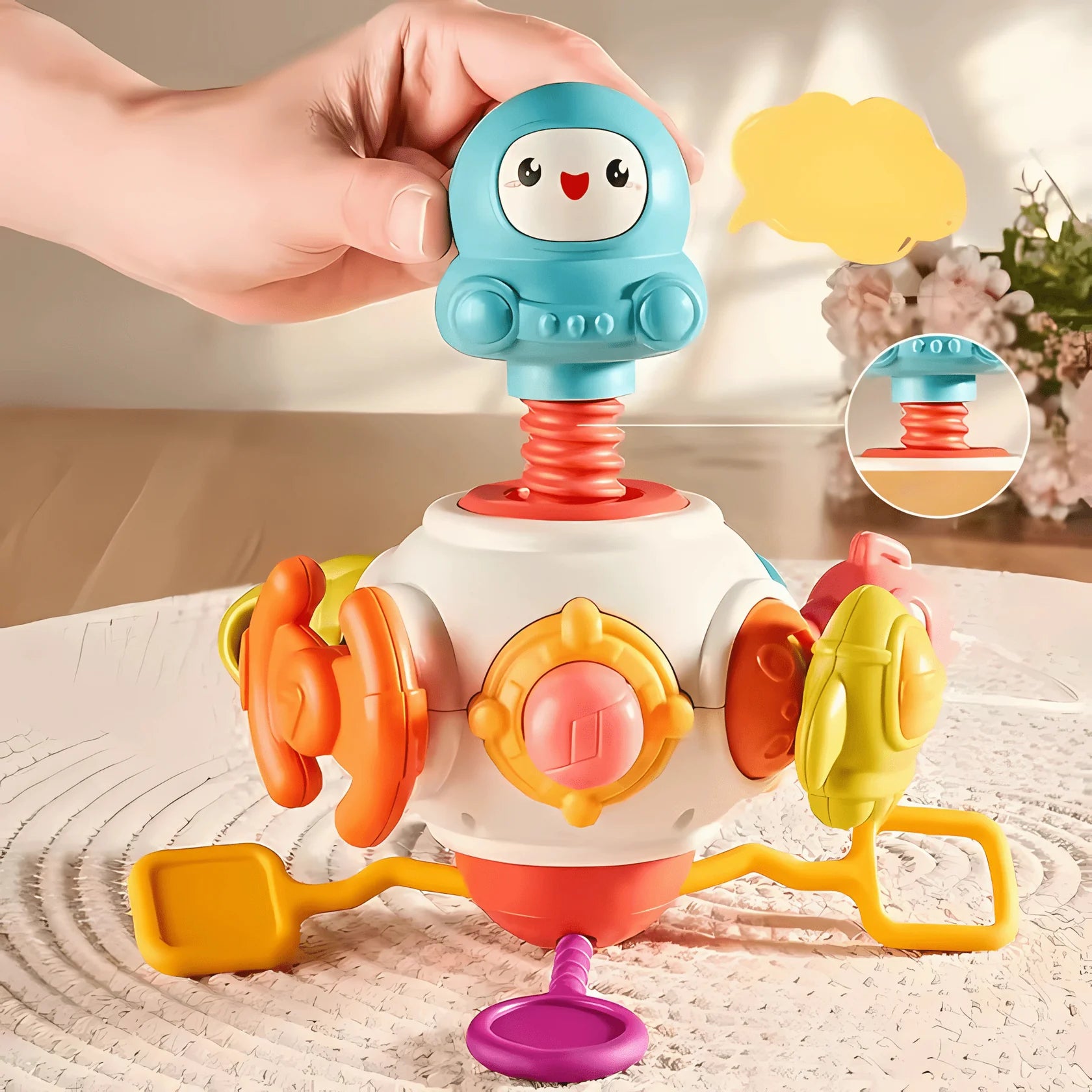KidZilan 8-in-1 Space Astronaut Busy Cube & Travel Toy